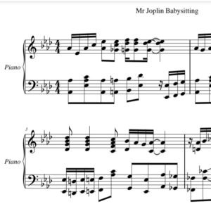 What if Scott Joplin were asked by his friends to babysit their child, and he chose to play "Twinkle, Twinkle, Little Star" as a lullaby? This piece could make a perfect birthday gift for someone who loves that classic nursery song-and, even more, Joplin's ragtime style. Enjoy!